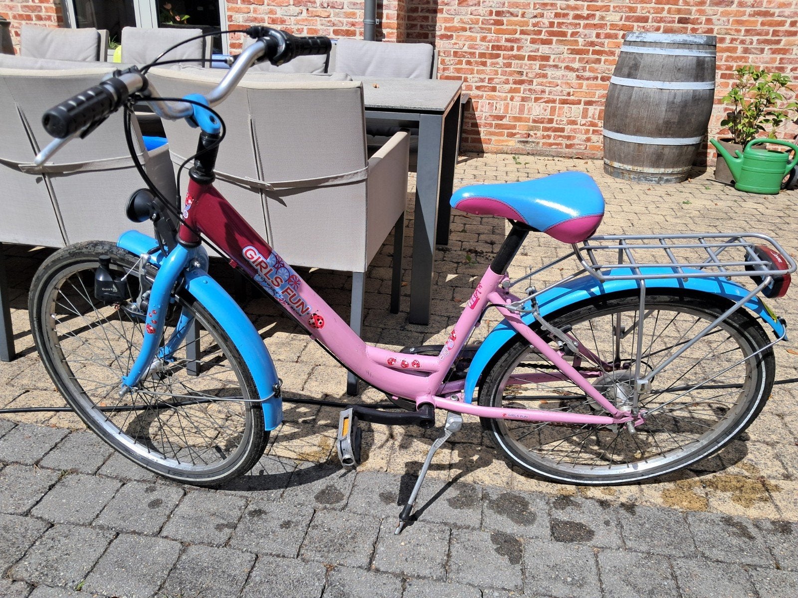 meisjesfiets 24 inch, Fietsen en Brommers, Ophalen, Versnellingen, BikeFun Kids (BFK), Gebruikt