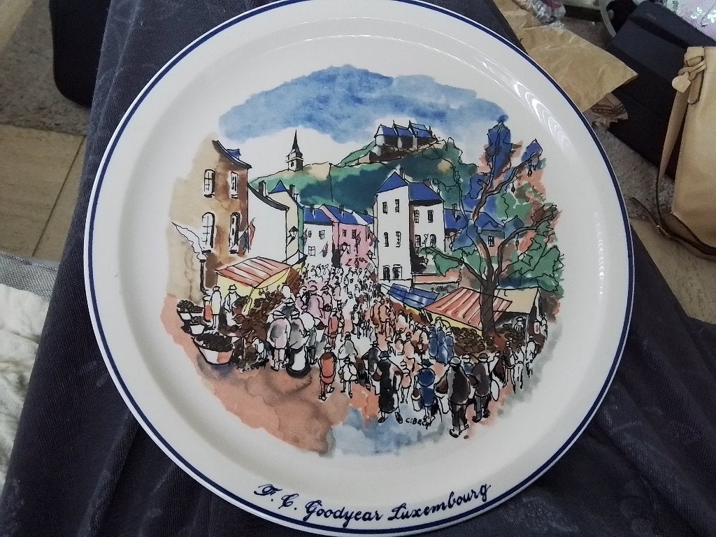 Assiette décorative villeroy boch luxembourg GOODYEAR, Enlèvement
