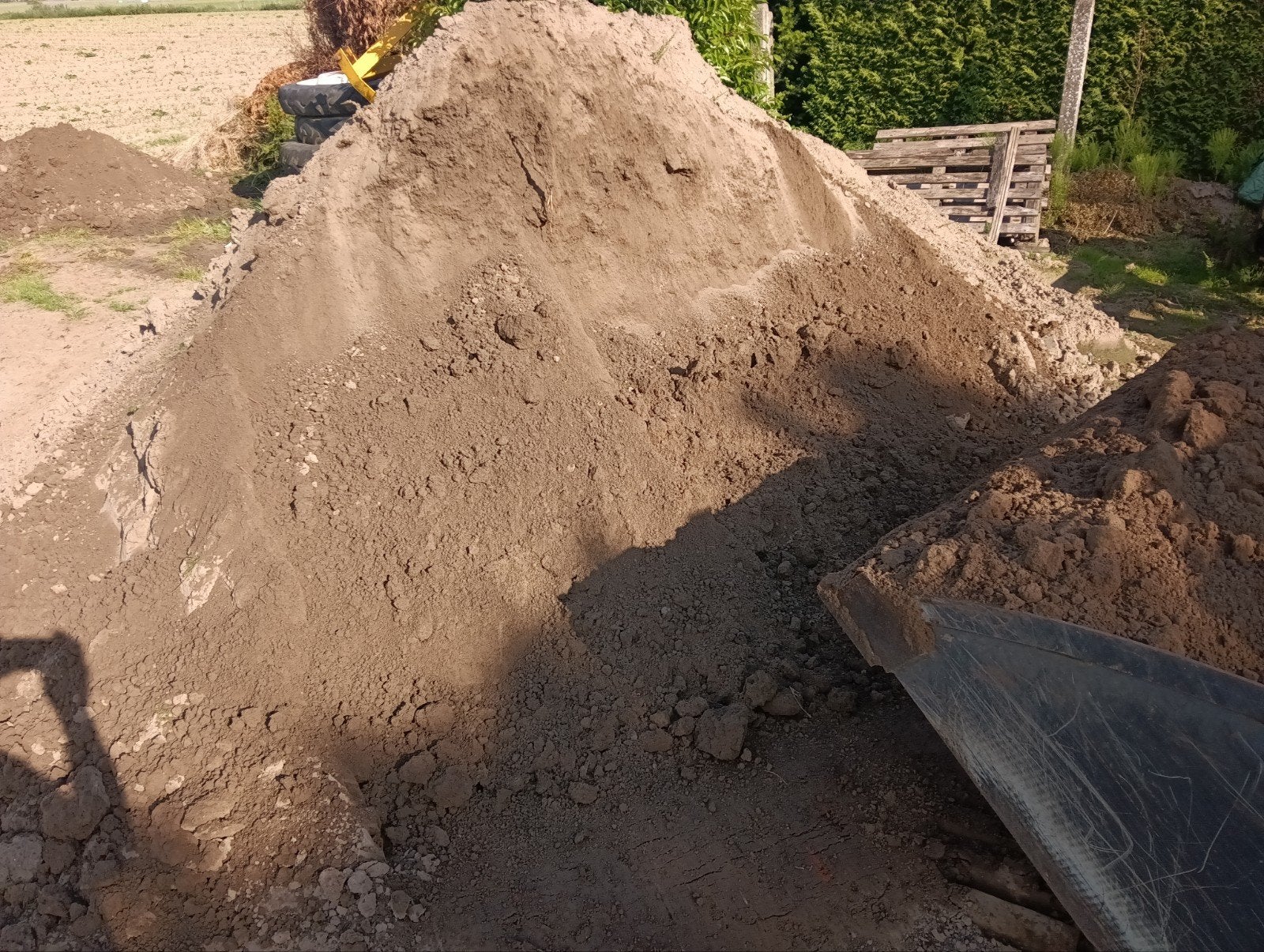 Teelaarde - prijs per m3, Ophalen