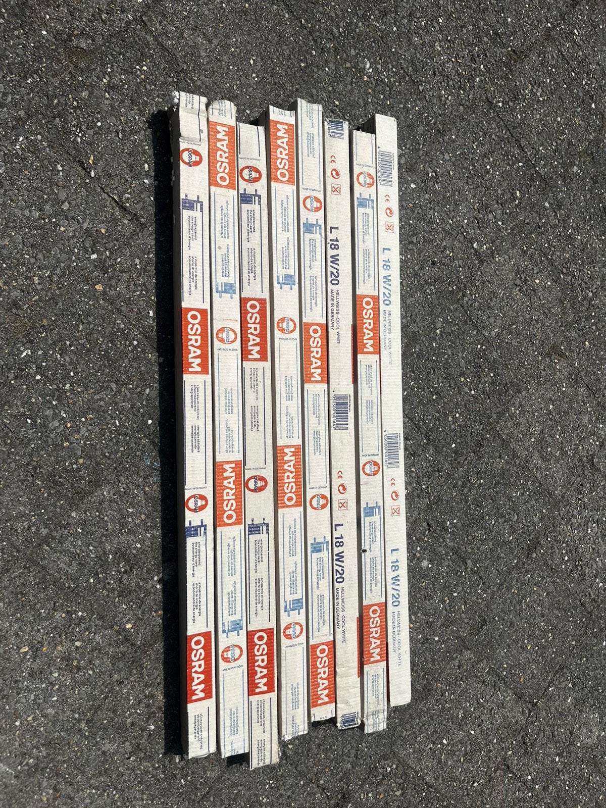 Osram TL-lampen L18W/20 (45cm) - 8 stuks, Huis en Inrichting, Ophalen, Nieuw, Spaarlamp