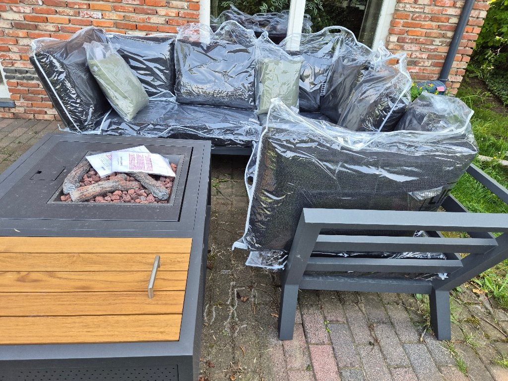 Lounge-set, Tuin en Terras, Tuinsets en Loungesets, Nieuw, Loungeset, 5 zitplaatsen, Ophalen