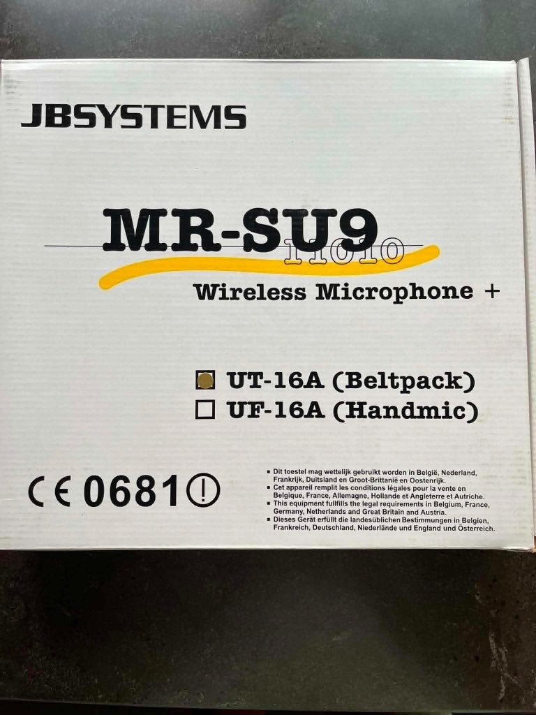 Draadloze microphone JB Systems, Ophalen, Gebruikt