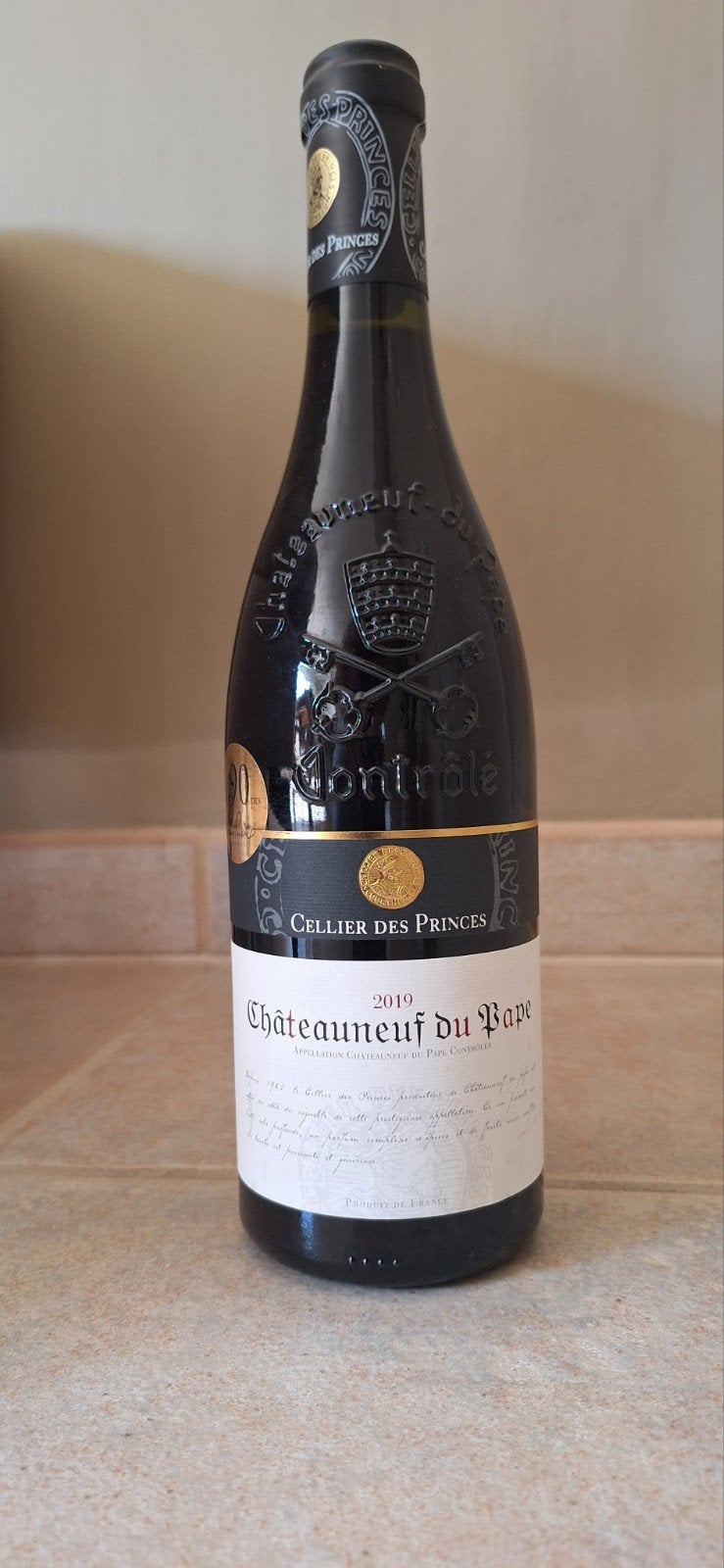 Châteauneuf-du-Pape du Pape 2019, Ophalen, Frankrijk, Rode wijn
