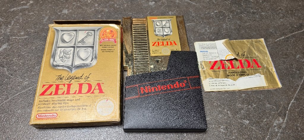 Zelda en boite NES, Enlèvement ou Envoi, Utilisé