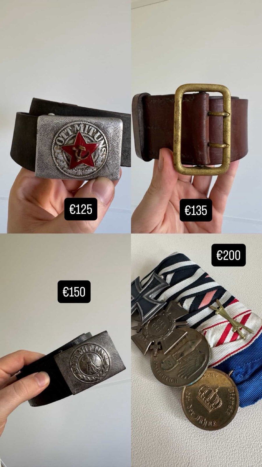 Diverse wo1 wo2 militaria, Verzamelen, Ophalen