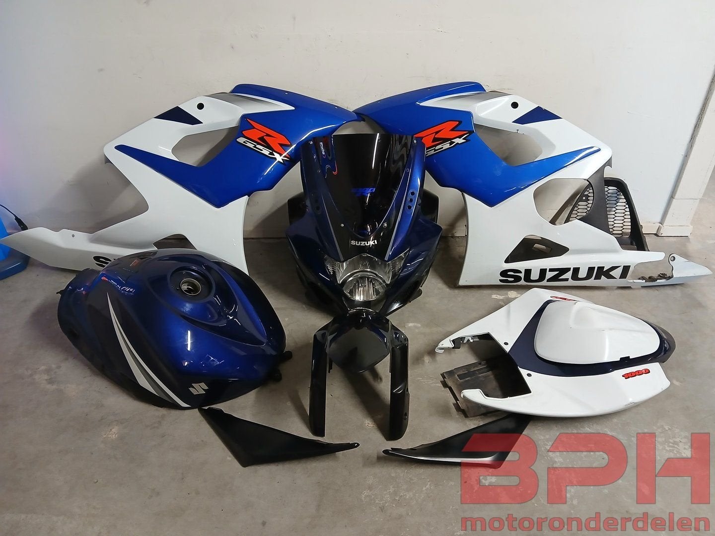 Kappenset / kuipset + tank Suzuki GSX-R 1000 K5 - K6 2005 t/, Motos, -, -, Enlèvement, Utilisé