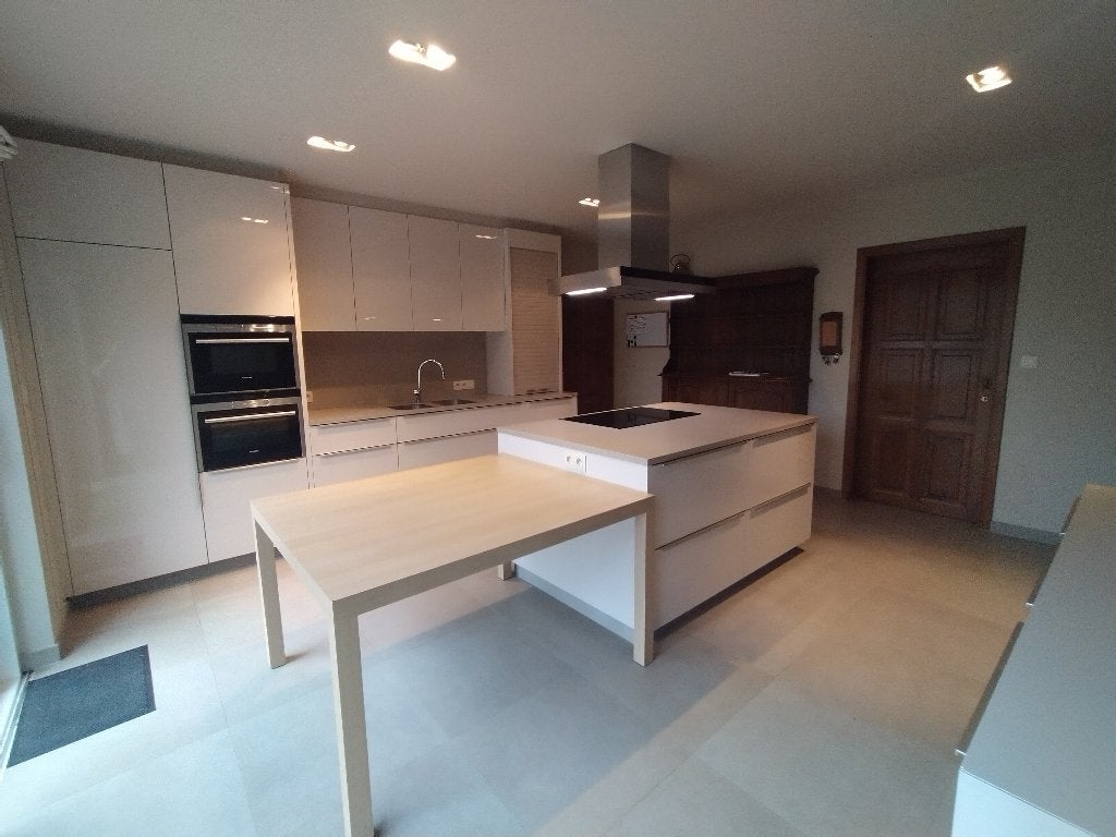 Keuken Vossaert met toestellen, Huis en Inrichting, Keuken | Complete keukens, Ophalen, Gebruikt, Kunststof, Crème