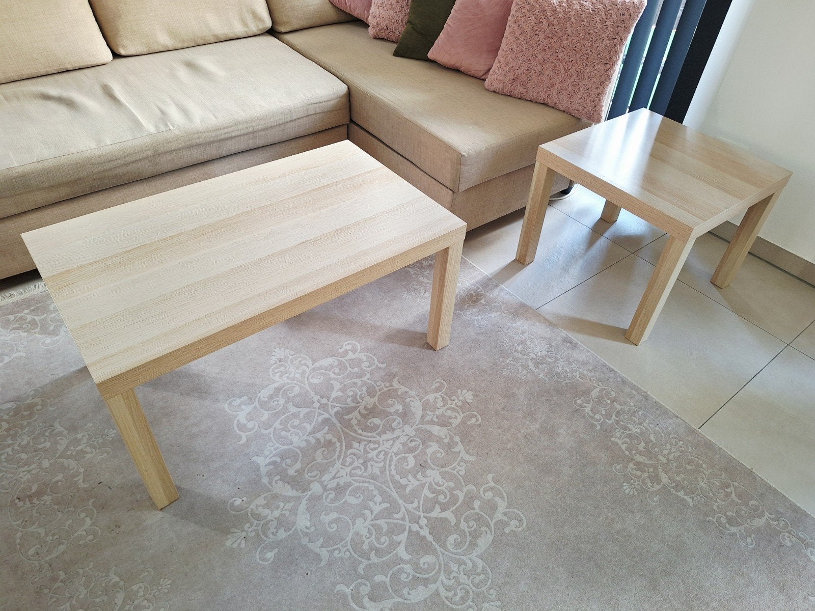 Ikea Lack salon tafel en zij tafel, Huis en Inrichting, Ophalen, Wit