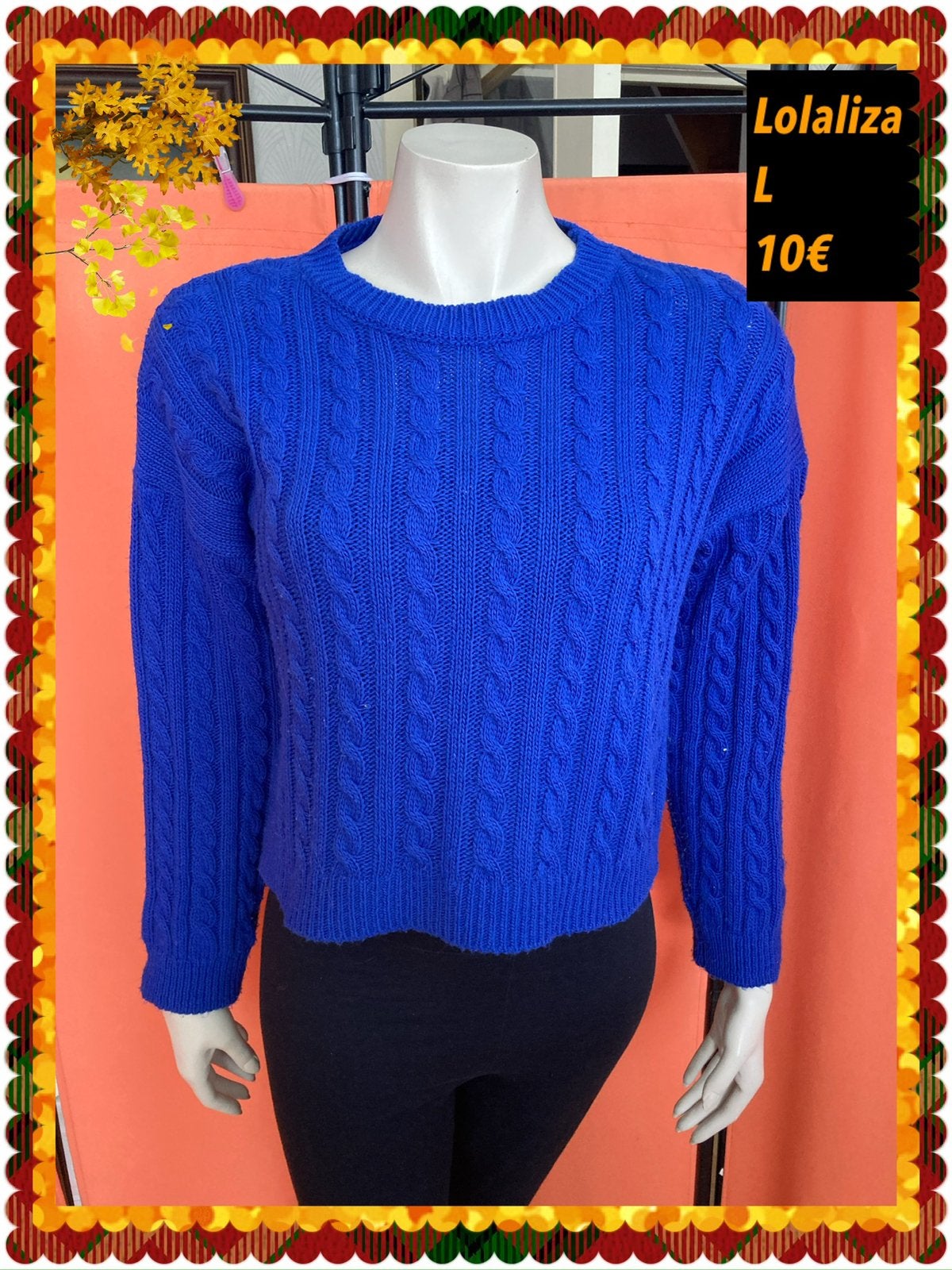 Trui dames L. Lolaliza, Ophalen of Verzenden, Zo goed als nieuw, Maat 42/44 (L), Blauw