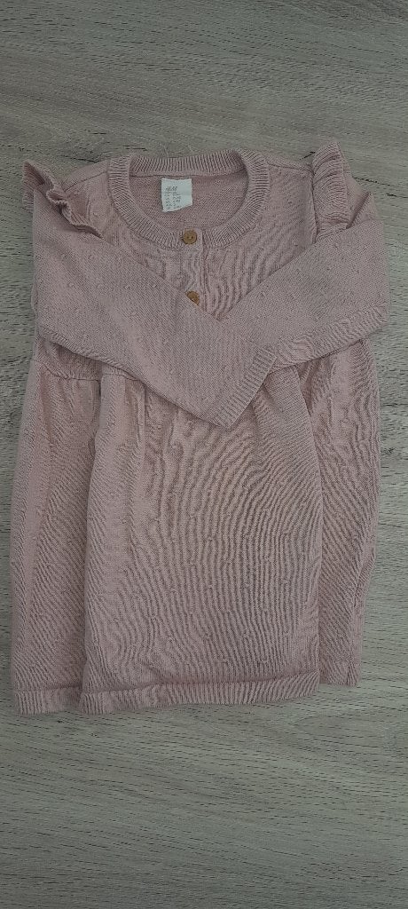 Kleedje lange mouw maat 74, Kinderen en Baby's, Gebruikt, Meisje, Jurkje of Rokje, H&M