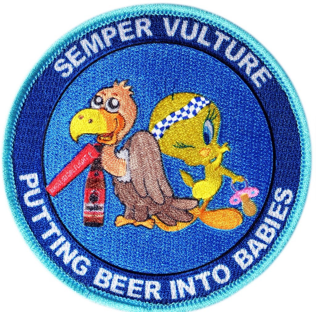 OCU - Putting beer into babies - Patch, Collections, Envoi, Armée de l'air, Emblème ou Badge