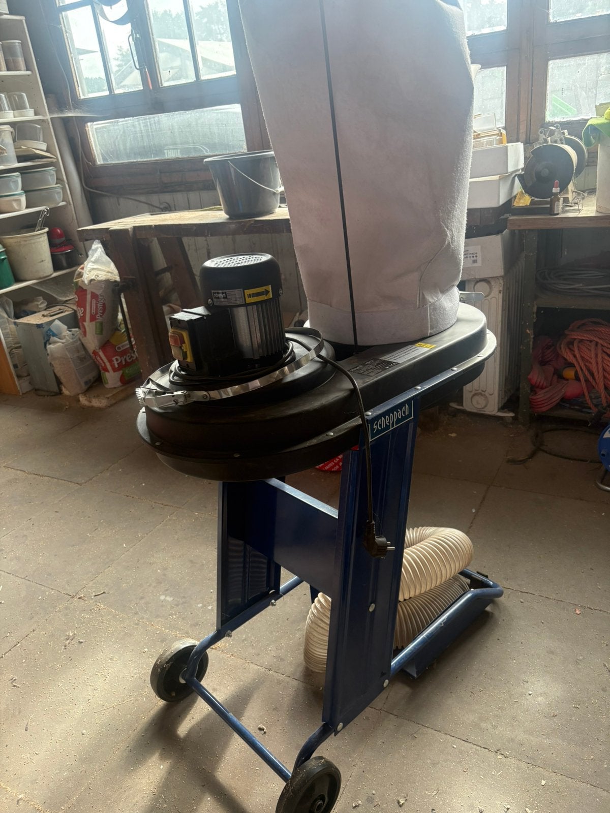 Scheppach HD12 afzuiging, Bricolage & Construction, Enlèvement, Comme neuf