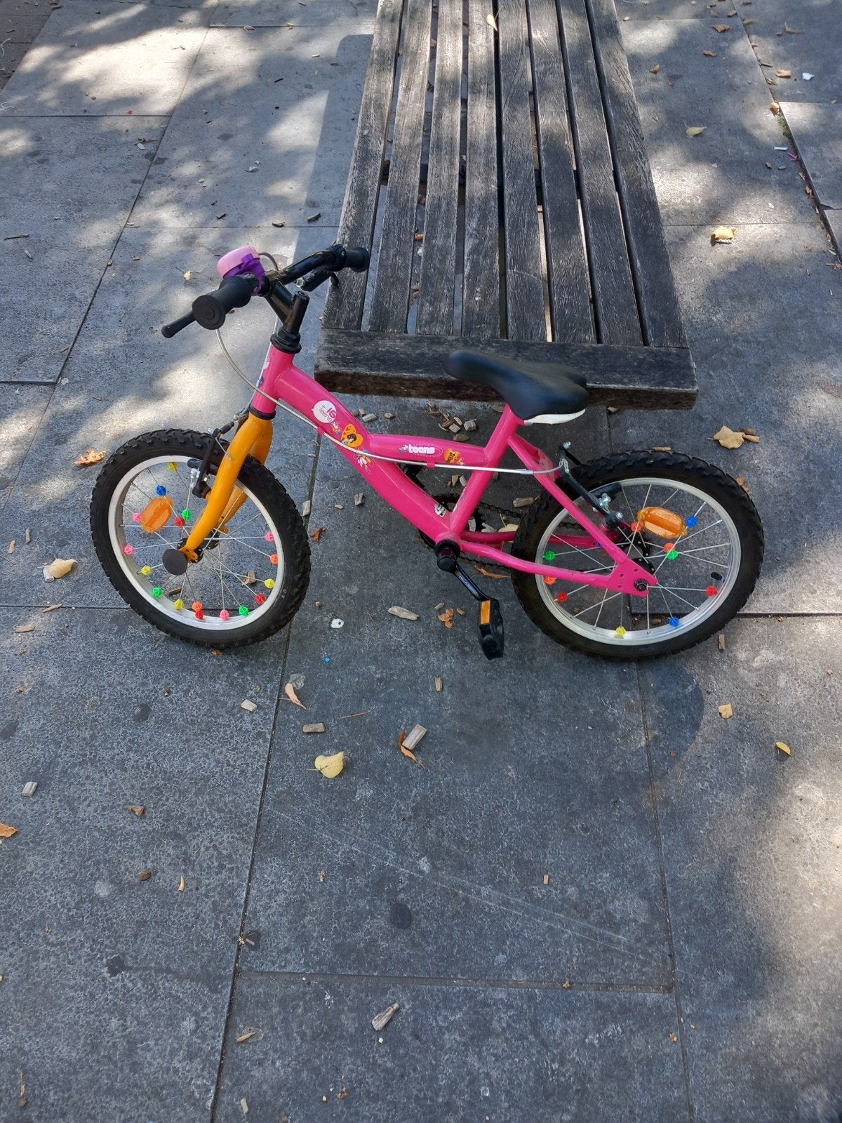 kleuter fiets, Fietsen en Brommers, Ophalen, Gebruikt, 16 tot 20 inch