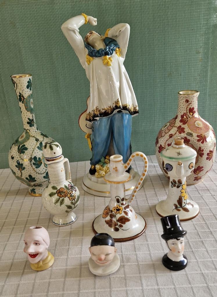 Porseleinen, keramieken vintage beeldjes en vazen, Antiek en Kunst, Antiek | Vazen, Ophalen