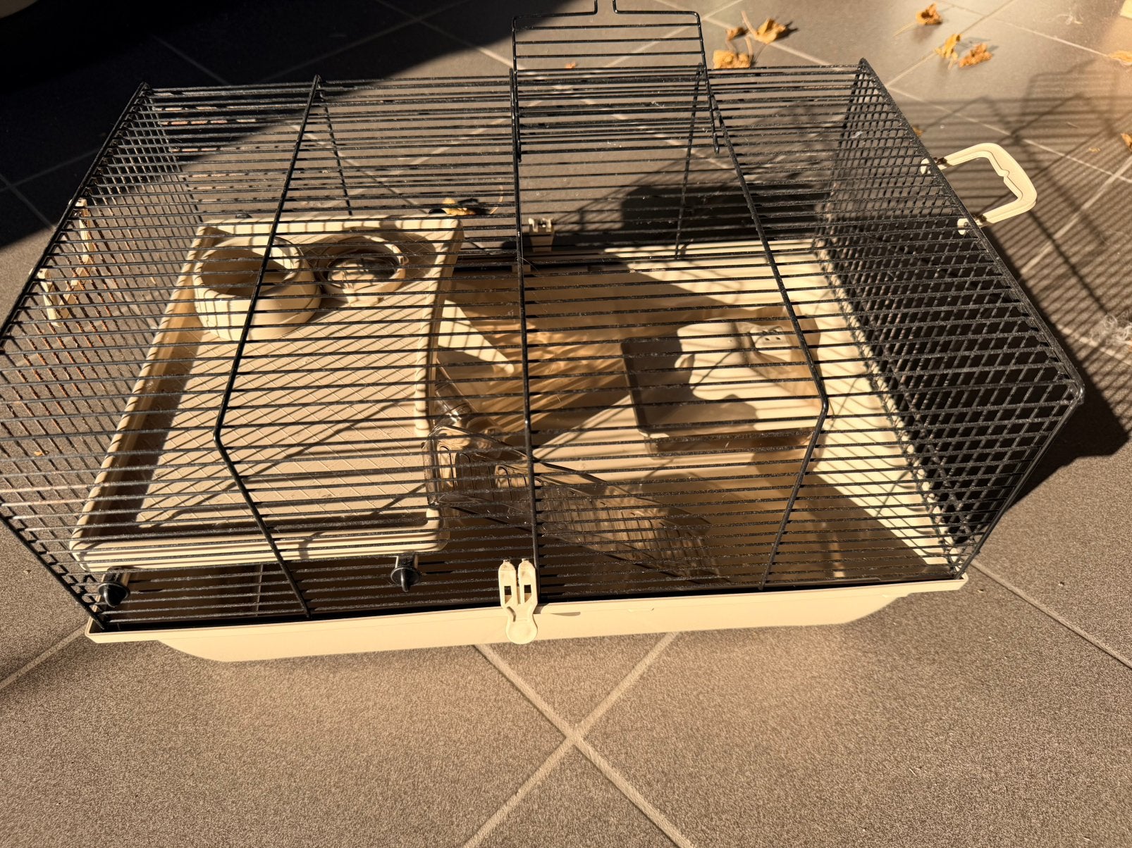 Cavia/Hamsterkooi met drinkflesje, Enlèvement ou Envoi, Comme neuf, Cobaye