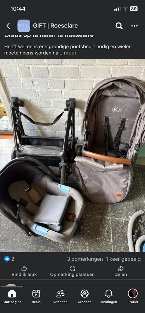 Buggy, Kinderen en Baby's, Kinderwagens en Combinaties, Ophalen, Gebruikt, Combiwagen