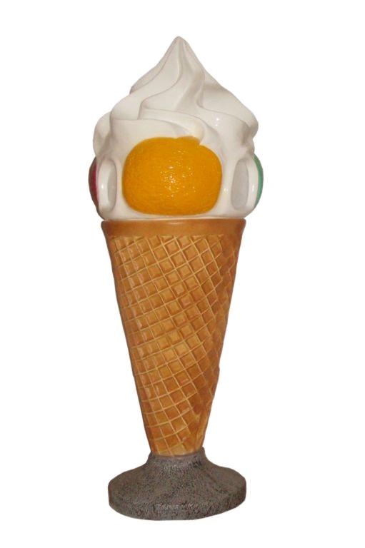 bac à glaçons en polyester 140 cm - bac à glace cornet