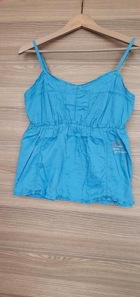 Blauw topje, Object, maat XL, nieuw, Kleding | Dames, Blauw, Nieuw, Ophalen of Verzenden, Zonder mouw