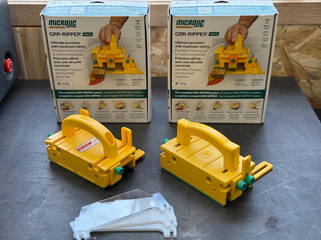 2 x NIEUWE microjig GRR-RIPPER MAX pushblocks, Doe-het-zelf en Bouw, Ophalen of Verzenden