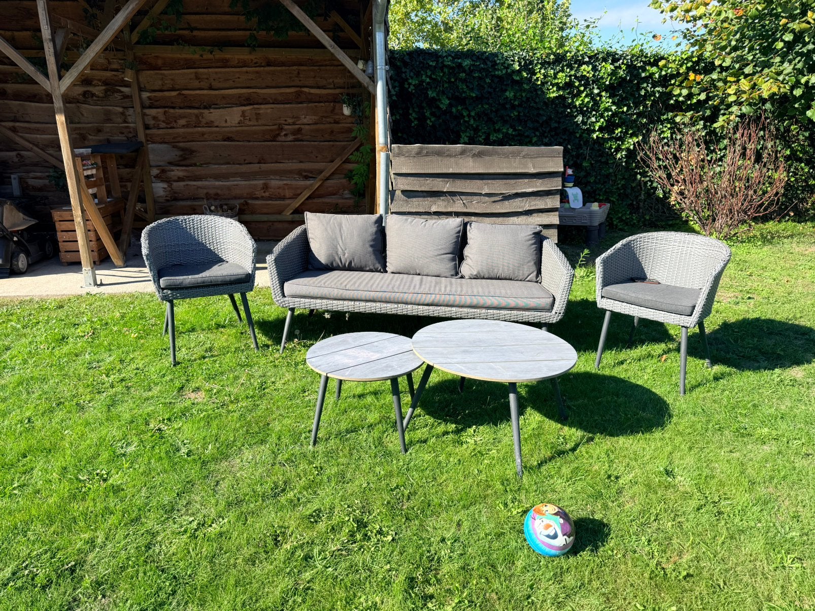 Gebruikte loungeset, Tuin en Terras, Ophalen, Gebruikt, Loungeset