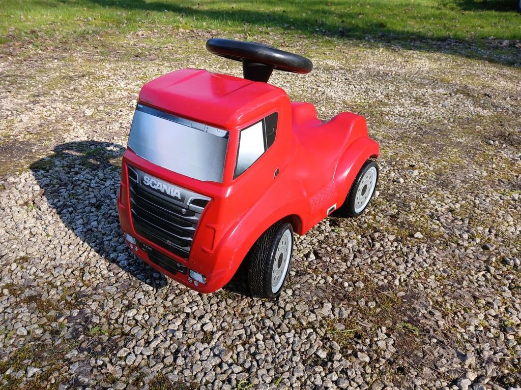 Loopauto Scania, Kinderen en Baby's, Ophalen, Gebruikt, Loopvoertuig