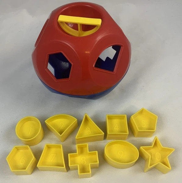Tupperware Hollebol Vormenbal Shape-O-Ball met 10 vormen set, Kinderen en Baby's, Verzenden, Zo goed als nieuw
