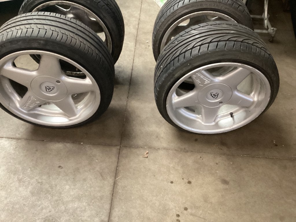 Azev velgen breedset 5x100, Auto-onderdelen, Banden en Velgen, Ophalen, Gebruikt, Velg(en), 17 inch