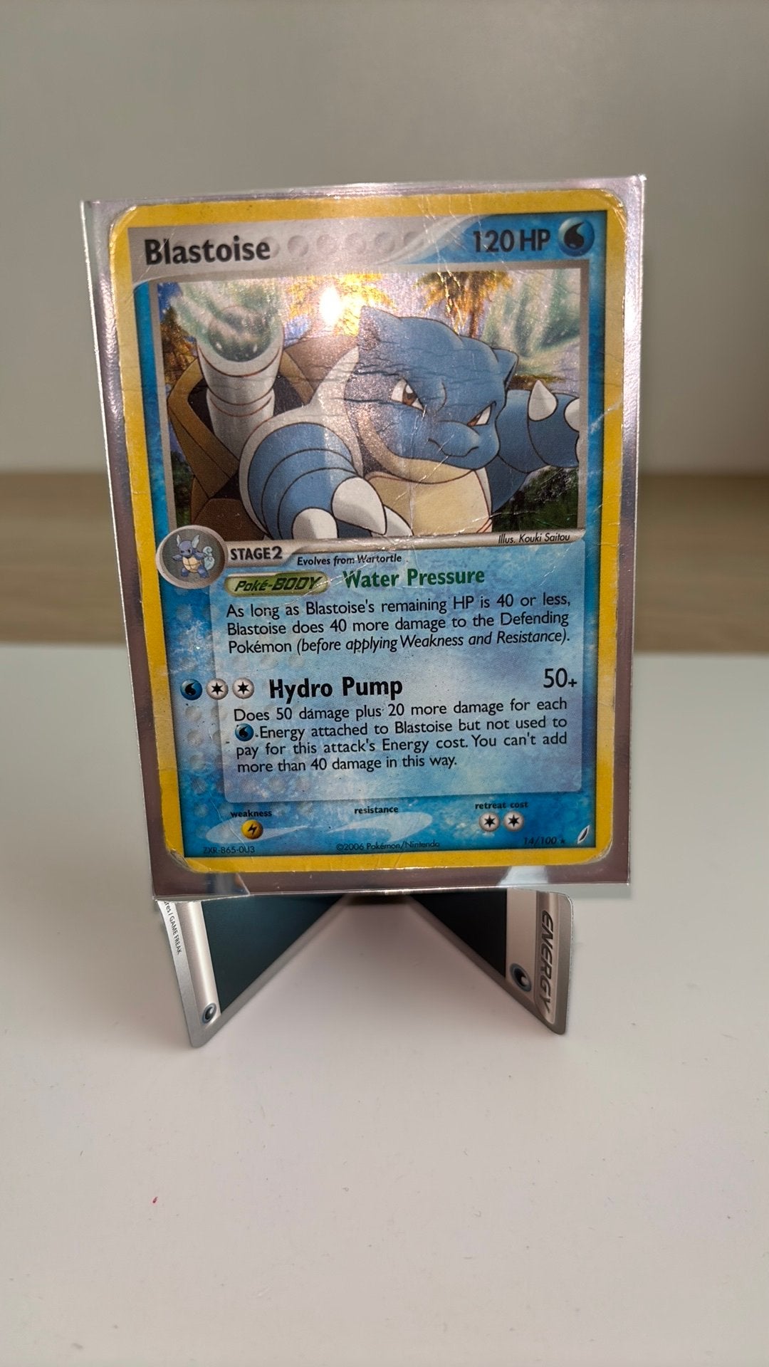 Blastoise kaart, Ophalen, Gebruikt, Losse kaart, Foil
