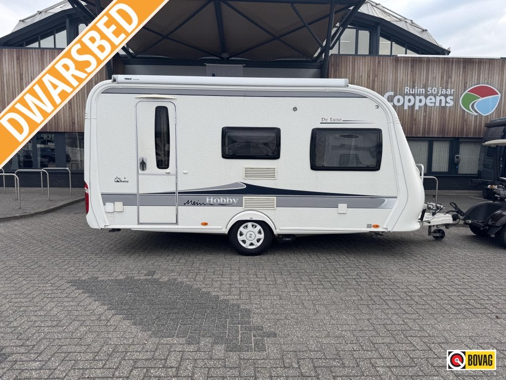 Hobby De Luxe 440 SF, Jusqu'à 4, 6 à 7 mètres, Hobby, Lit fixe