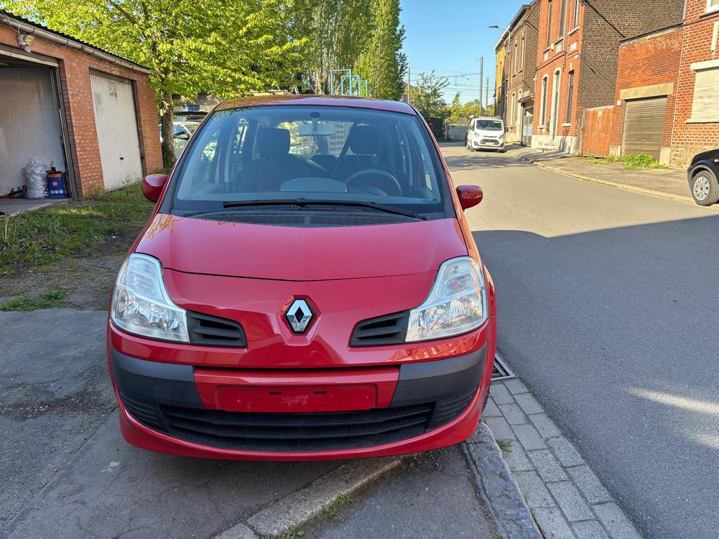 Renault Modus 1.1 essence – 2010 – 150 000 km - papier rose, Autos, Rouge, Achat, Vitres électriques, Boîte manuelle