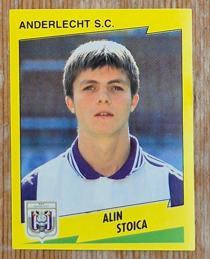 Panini Football 98 #40 Alin Stoica Anderlecht S.C., Collections, Enlèvement ou Envoi, Comme neuf, Affiche, Image ou Autocollant