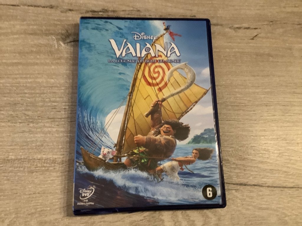 Disney Vaiana DVD, À partir de 6 ans, Dessin animé, Comme neuf, Néerlandais
