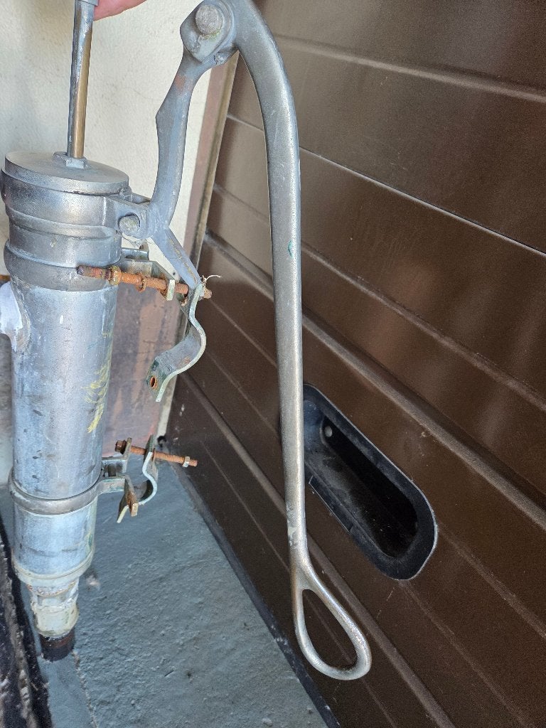 Hand bediende waterpomp voor thuis, Ophalen, Gebruikt, Handmatig, Regentonpomp