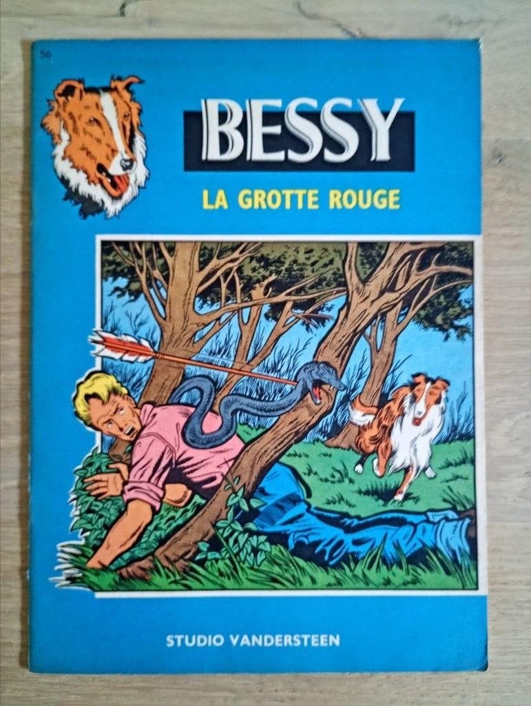 Bessy 56 La grotte rouge Vandersteen EO TBE, Enlèvement ou Envoi, Willy Vandersteen, Une BD, Utilisé