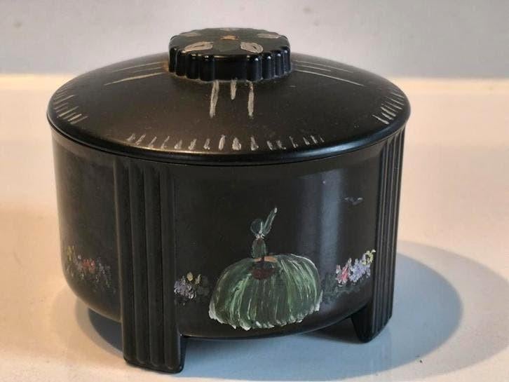 Art deco poederdoos, jaren 30-40, Antiek en Kunst, Ophalen of Verzenden