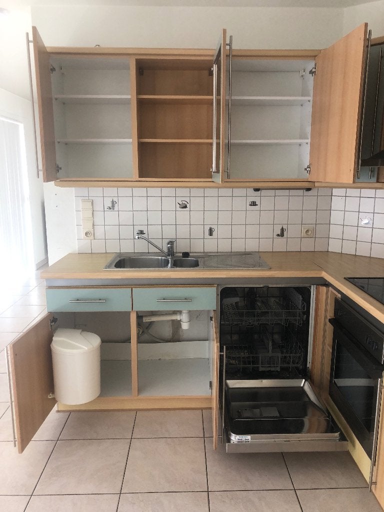 Keuken met toestellen, Synthétique, Enlèvement, Utilisé, Crème