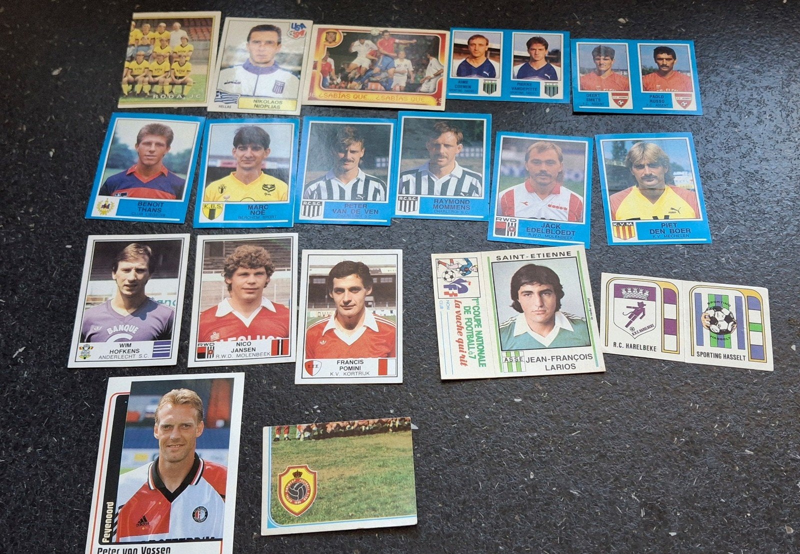 Lot diverse Panini prentjes stickers thema voetbal, Ophalen of Verzenden, Zo goed als nieuw, Meerdere stickers