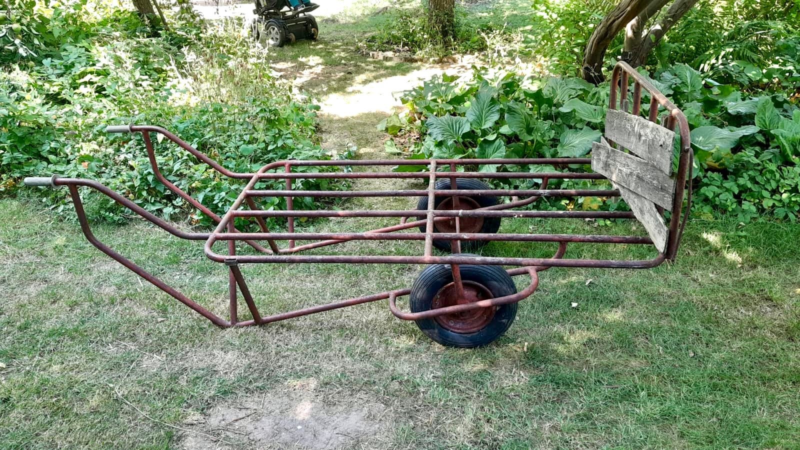 Grand brouette agricole de 2m30, Enlèvement, Utilisé, Manuelle, À deux roues