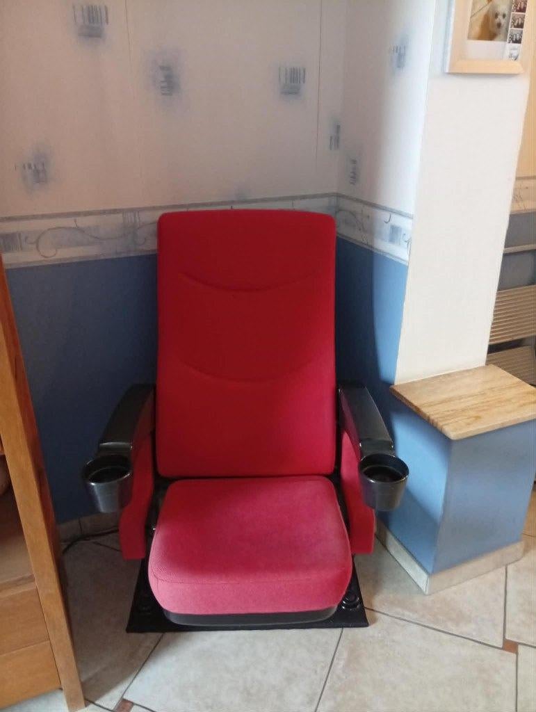 Fauteuil de cinéma à vendre, Maison & Meubles, Enlèvement, Comme neuf, Cinéma