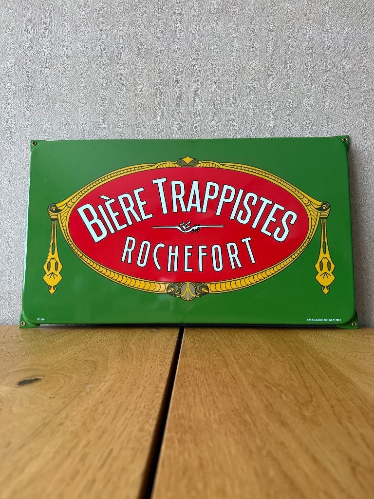 Emaillerie belge Rochefort, Verzamelen, Merken en Reclamevoorwerpen, Ophalen, Nieuw, Reclamebord