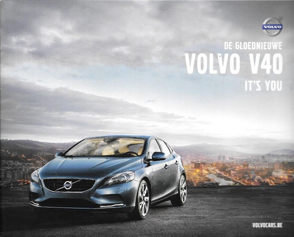 VOLVO V40,  2012, Boeken, Auto's | Folders en Tijdschriften, Ophalen of Verzenden, Zo goed als nieuw, Volvo