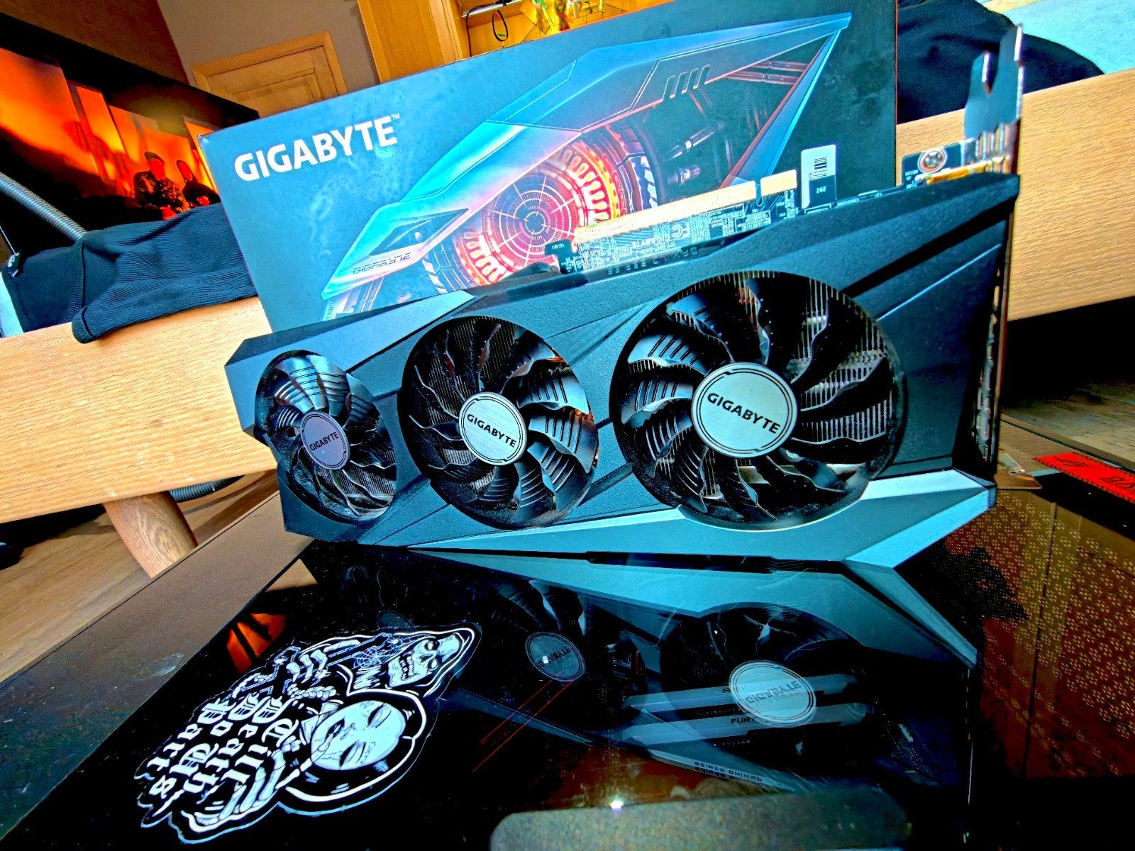 RTX 3070Ti GIGABYTE, Informatique & Logiciels, Cartes vidéo, Enlèvement ou Envoi, GDDR6, PCI-Express 4, Comme neuf