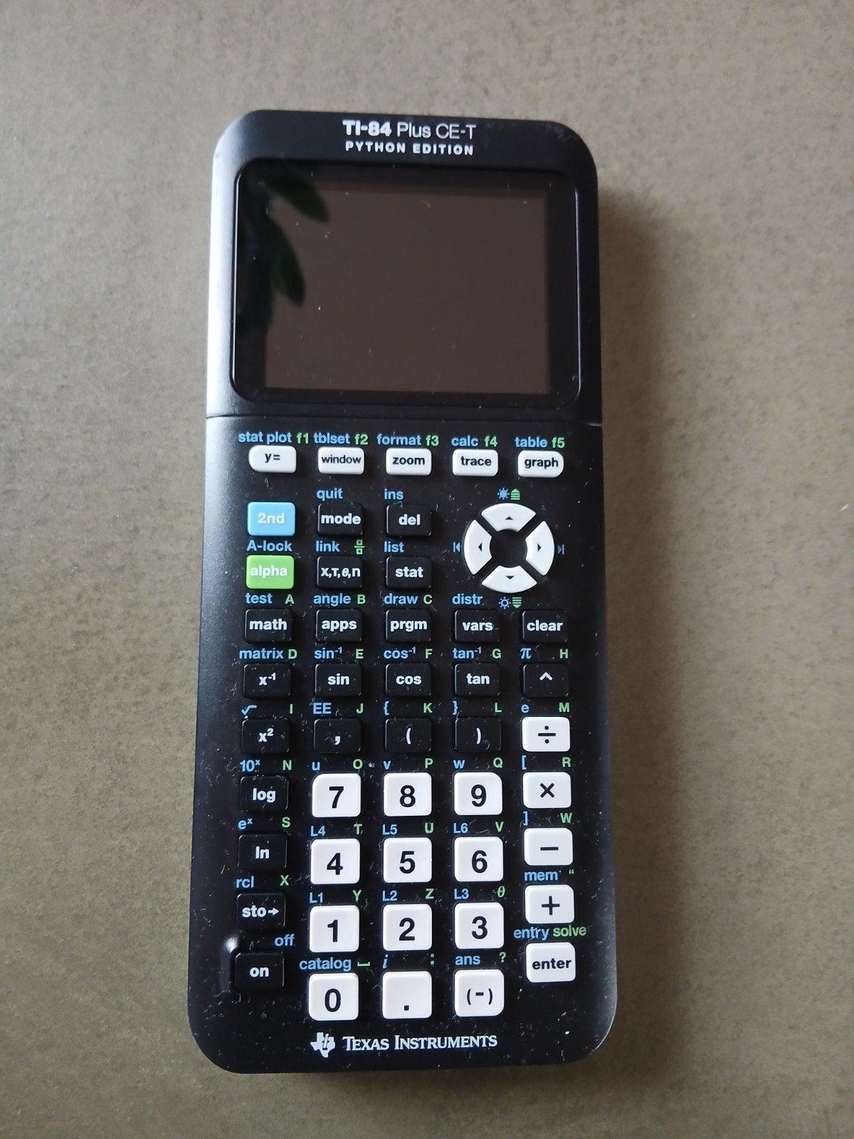 Texas instruments TI-84 Plus CE-T Python Edition, Verzenden, Grafische rekenmachine, Zo goed als nieuw