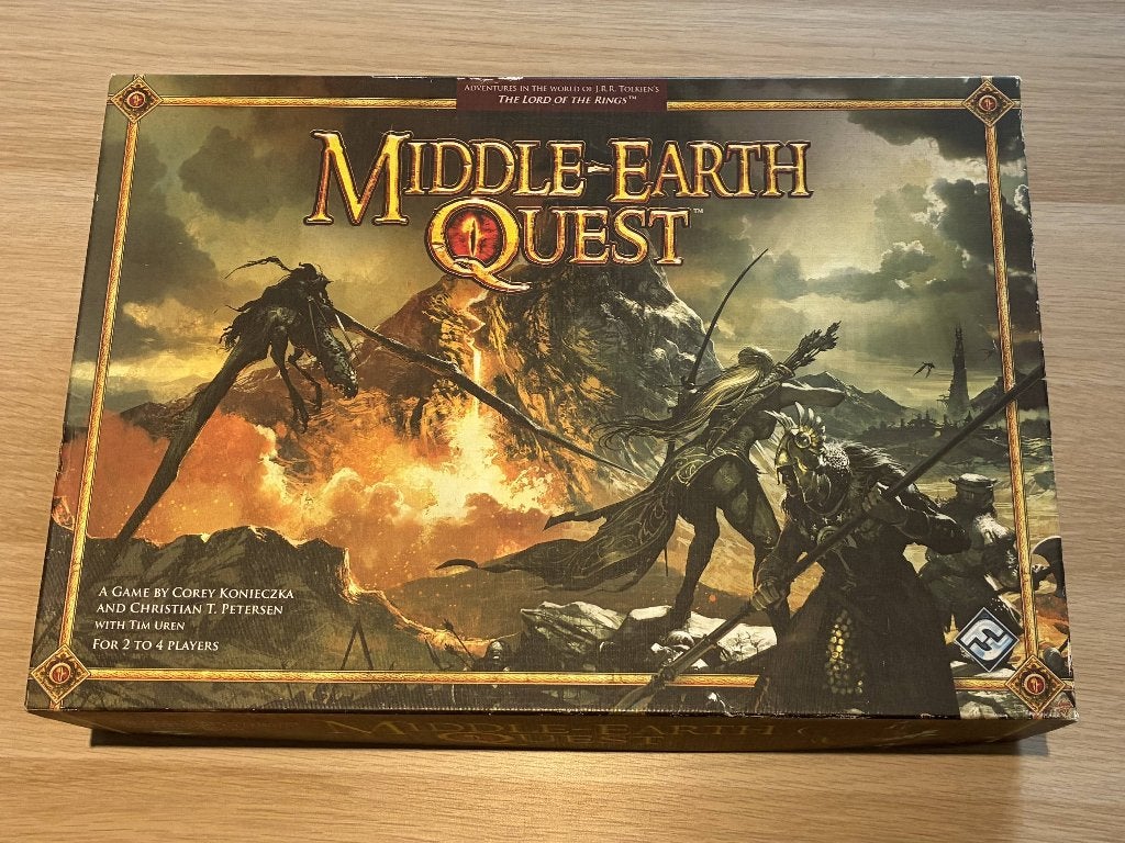Middle Earth Quest (bordspel Lord of the Rings), Hobby en Vrije tijd, Een of twee spelers, Ophalen of Verzenden, Gebruikt, Fantasy Flight Games