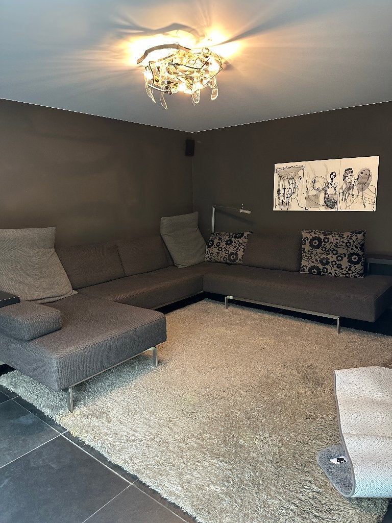 Moderne zetel met 6 zitplaatsen, Maison & Meubles, Enlèvement, Comme neuf, Tissus, Modere look