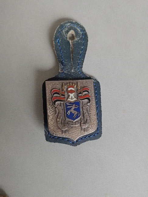 Oude A.B.L. Borstzakhanger, Ophalen of Verzenden, Landmacht, Embleem of Badge