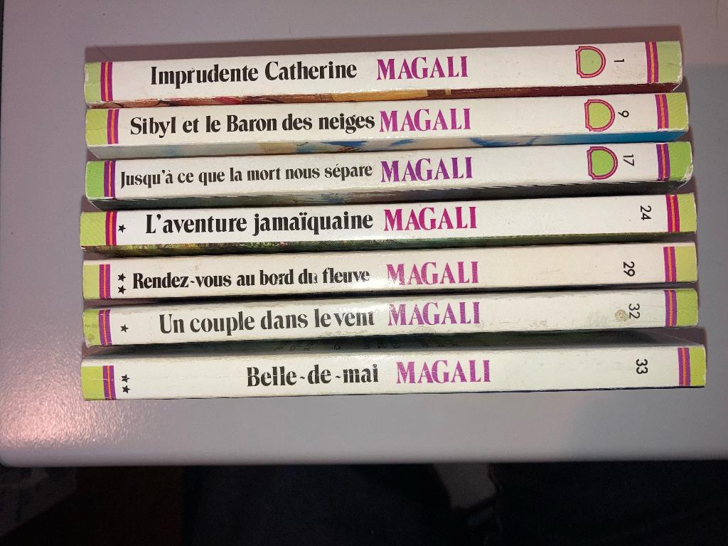 COLLECTION Magali (7 livres) 1,00 €/pièce ; tous les 5,00€, Enlèvement ou Envoi, Comme neuf