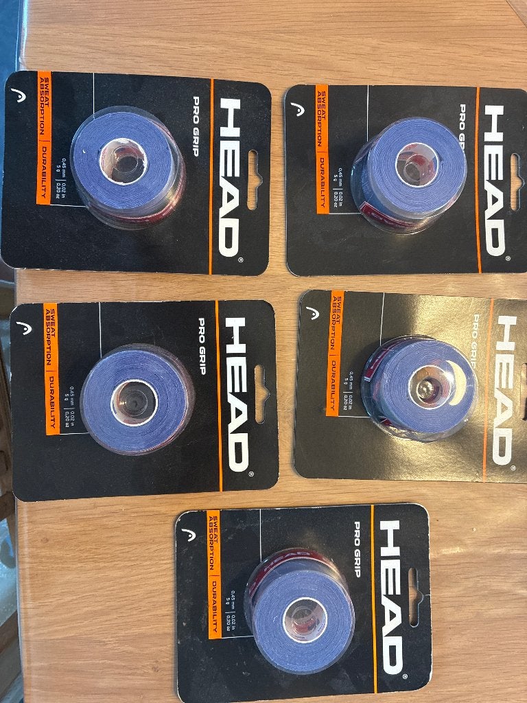 Grip tennis Head Pro (x5), Sport en Fitness, Tennis, Ophalen, Nieuw, Grip of Snaar, Head