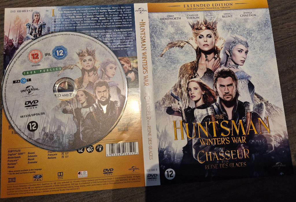 * The Huntsman : La guerre d'hiver, CD & DVD, DVD | Action, Comme neuf, Action, À partir de 12 ans, Enlèvement ou Envoi