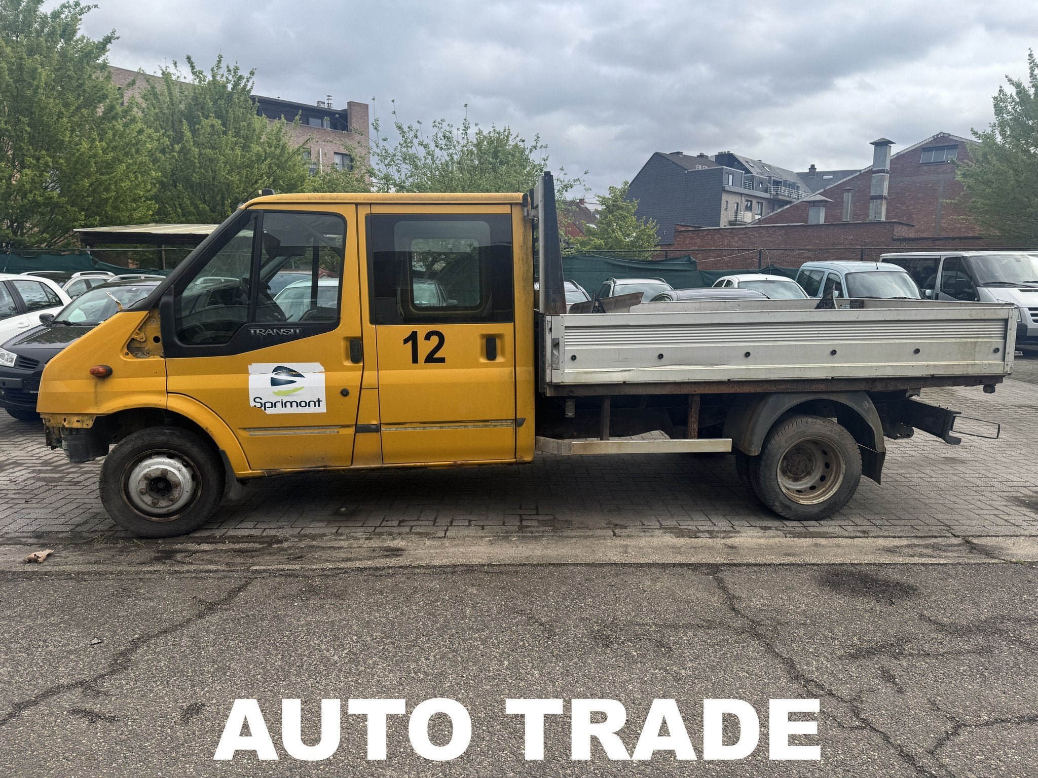 Ford Transit Open Laadbak | Dubbele Cabine | Zo meenemen |, Achat, Entreprise, Jaune, Boîte manuelle